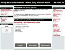 Tablet Screenshot of metallizer.dk